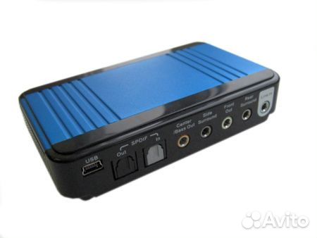 Новая внешняя звуковая карта 7.1 USB Новая внешняя звуковая карта 7.1 USB