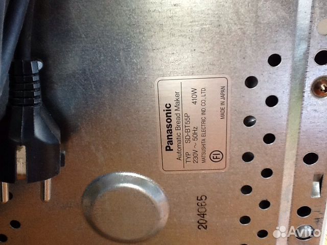 Хлебопечки Panasonic SD-2500, SD-2501, SD-2502, SD-2510, SD-2511, SD-2512... (4)