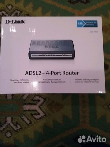 Модем D-Link DSL-2540U с установочным компакт-диск