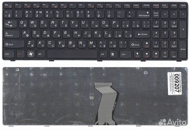 Клавиатура для Lenovo Ideapad G580 G585 Z580 Z585