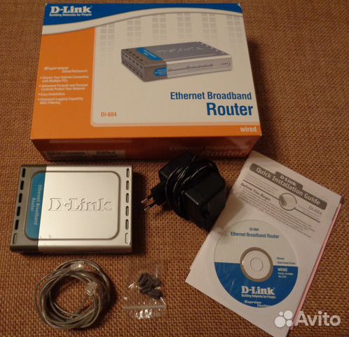 Интернет-маршрутизатор D-Link DI-604, отс Интернет-маршрутизатор D-Link DI-604, отс