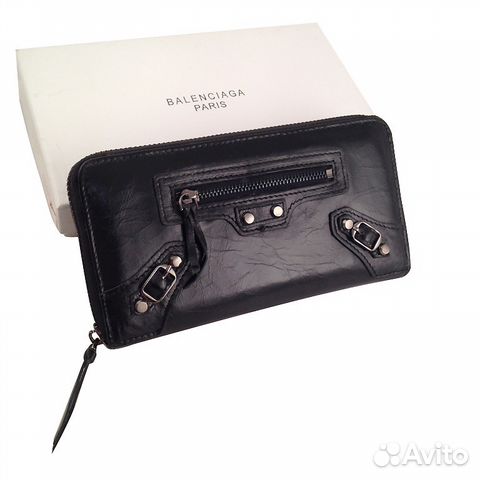 Женский кожаный кошелек Balenciaga 998 Женский кожаный кошелек Balenciaga 998