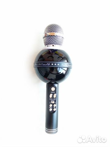 Микрофон караоке колонка Wster Ws-878 чёрный