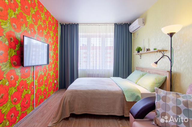 

1-к. квартира, 40 м², 3 кровати