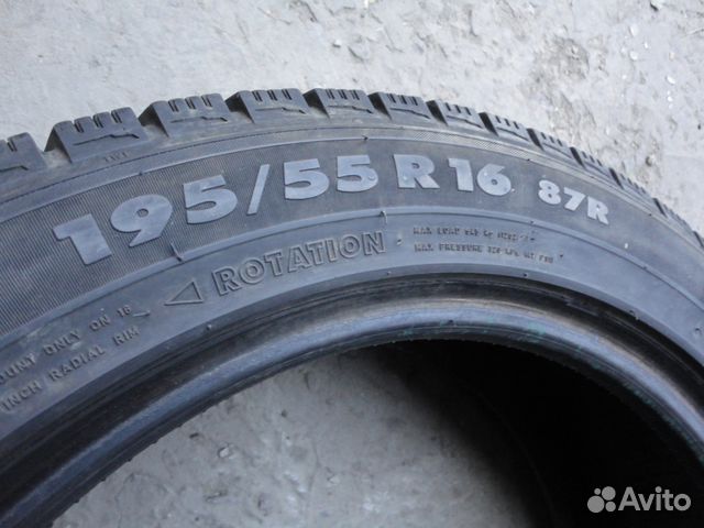 Продам 1 баллон 195/55 R16 RUN flat nokian