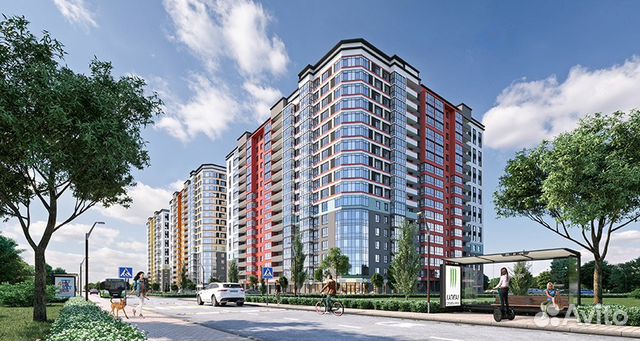 1-к квартира, 46 м², 11/17 эт. 1-к квартира, 46 м², 11/17 эт.