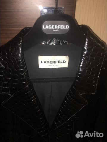 Кожаная Куртка Karl Lagerfeld Италия