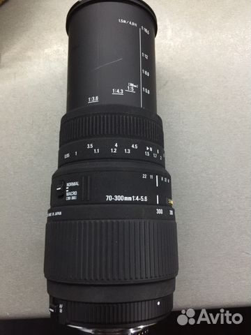 Sigma 70-300 f4-5.6 dg macro для nikon
