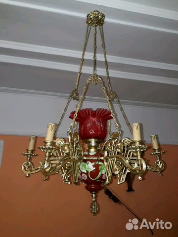 Люстра старинная бронза Люстра старинная бронза