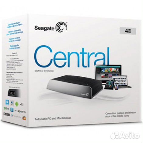 Сетевое хранилище 4тб. Seagate central Сетевое хранилище 4тб. Seagate central