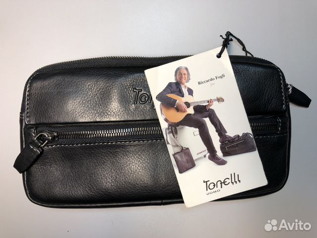Сумка (клатч / барсетка / визитка) Tonelli (черная Сумка (клатч / барсетка / визитка) Tonelli (черная
