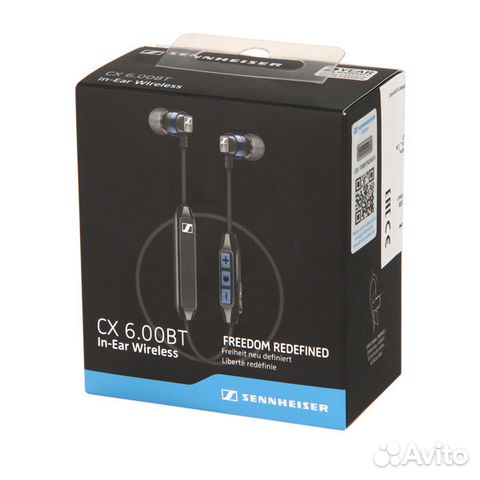 Наушники Bluetooth Sennheiser CX 6.00BT Black Наушники Bluetooth Sennheiser CX 6.00BT Black