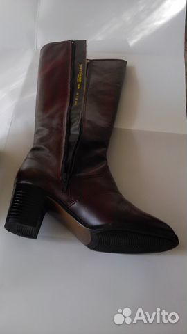 Сапоги женские кожаные финские размер 38