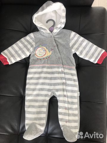 Комбинезон велюровый на хлопковой подкладке babygo Комбинезон велюровый на хлопковой подкладке babygo