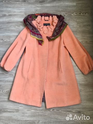 Тёплое пальто шерсть L-XL