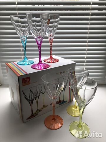 Бокалы фужеры Италия новые