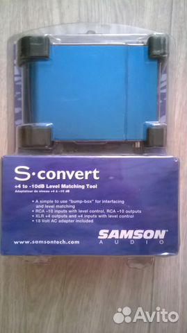 Аудиоконвертор xlr-rca от Samson Audio Аудиоконвертор xlr-rca от Samson Audio