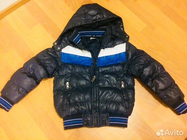 Куртка зимняя на мальчика пуховик 134 размер