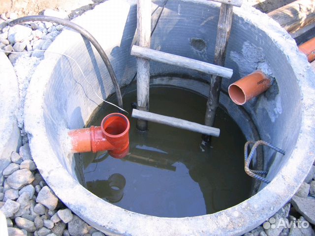 Монтаж канализации септиков
