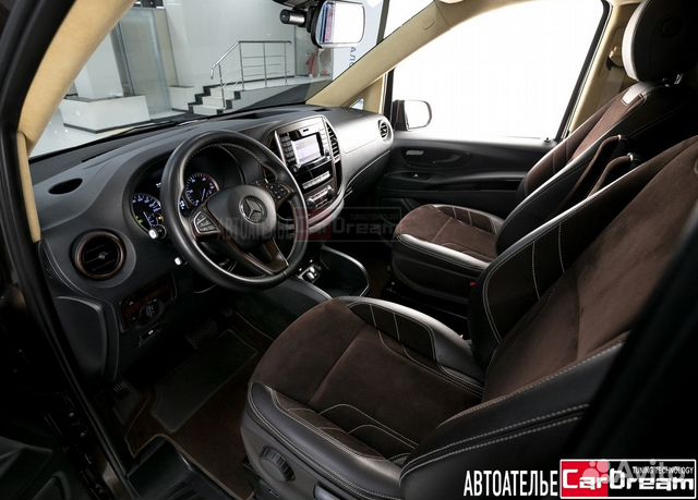 Кожаный салон сиденья Mercedes-Benz Vito Кожаный салон сиденья Mercedes-Benz Vito