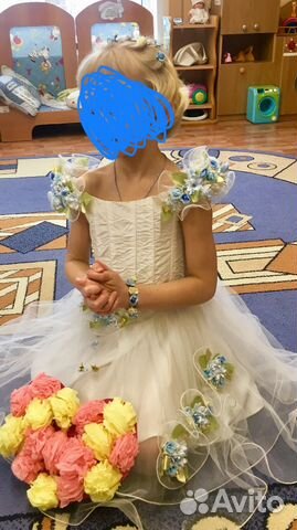 Платье на торжество 5-6 лет (116-122)