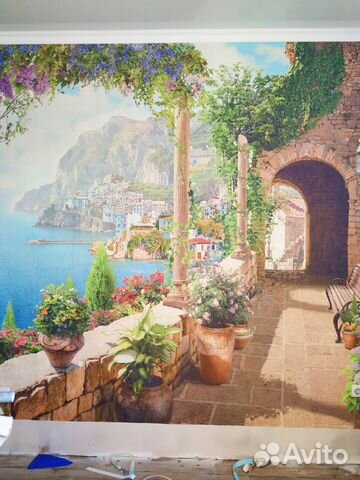 Поклейка обоев.Любой сложности и обьём