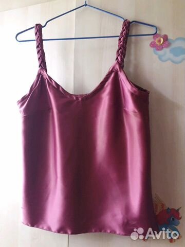 Майка топ атласный Майка топ атласный