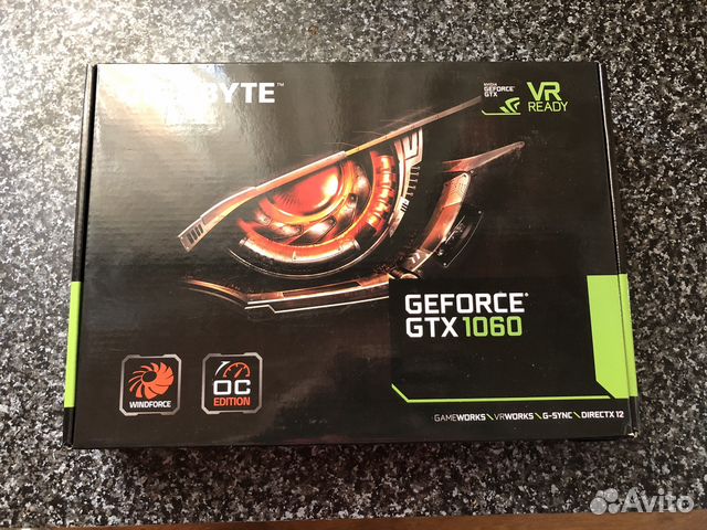 Видеокарта Nvidia GTX 1060 3 gb