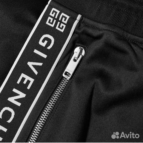 Givenchy шорты с лампасами 4G чёрный