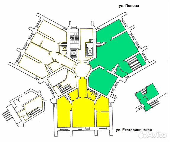 Офисное помещение, 170-300 м²