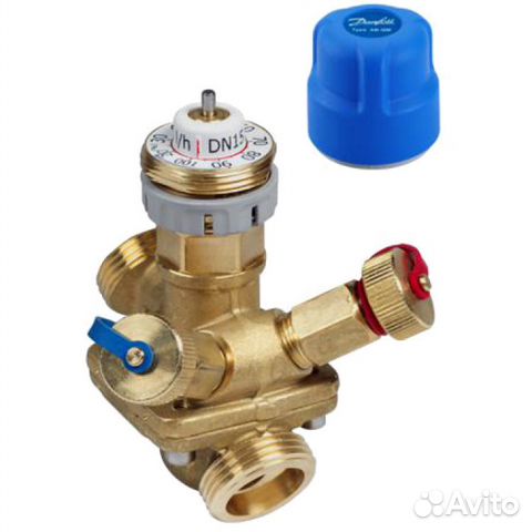 Баланс. клапан AQT с измер. ниппелями, Danfoss