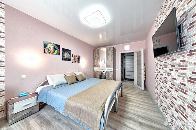 

1-к. квартира, 42 м², 2 кровати