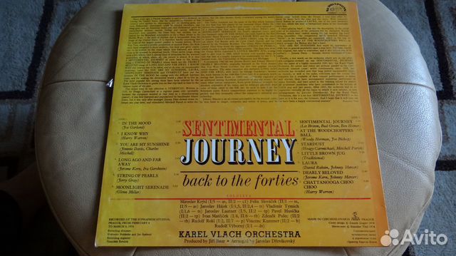 Karel Vlach Orchestra Sentimental Journey to the40