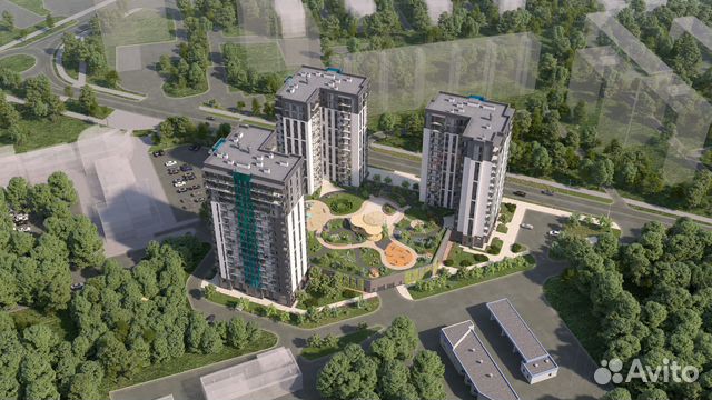 2-к квартира, 58.3 м², 3/25 эт.