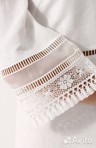 Белое льняное платье Ralph Lauren Collection Белое льняное платье Ralph Lauren Collection