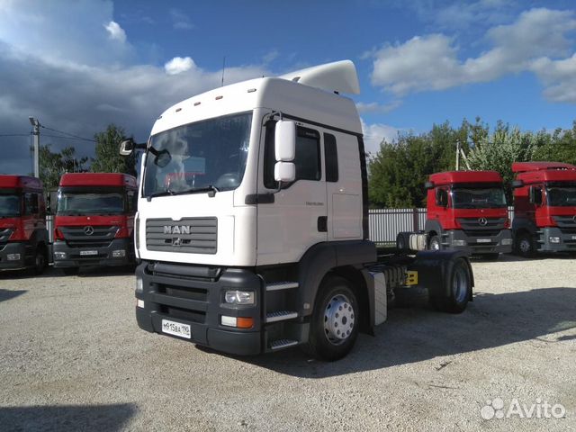 MAN TGA 18.390,конец 2009г.э.,пробег 606тыс