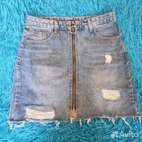 Юбка джинсовая