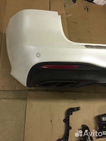 Задний бампер в сборе Mercedes W166 ML GLE 63 AMG Задний бампер в сборе Mercedes W166 ML GLE 63 AMG