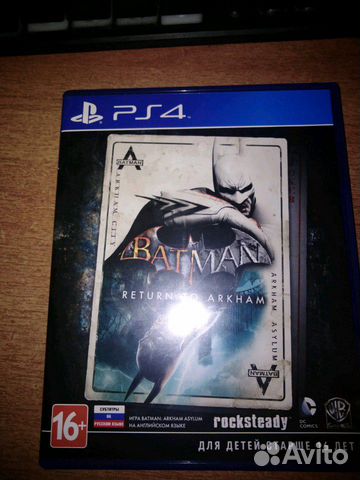 Игра для PS4 Batman: return to Arkham