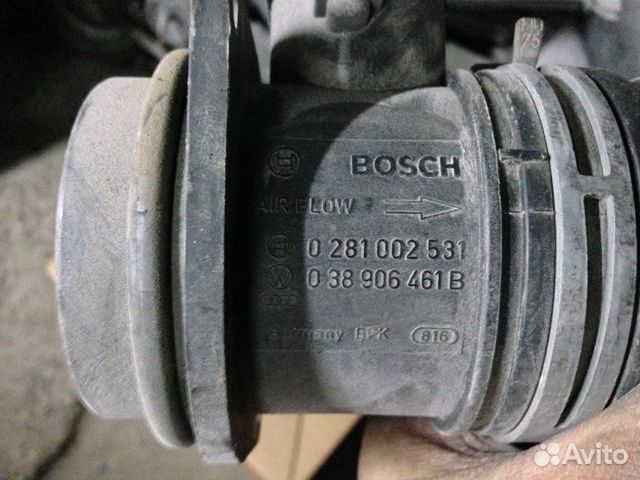 Расходомер воздуха Skoda Fabia Дизель 038906461b Расходомер воздуха Skoda Fabia Дизель 038906461b