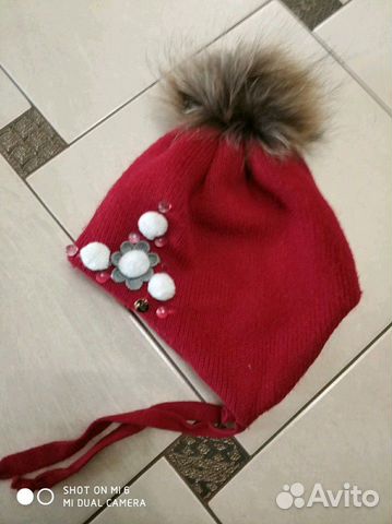 Шапка зимняя на 4-5 лет