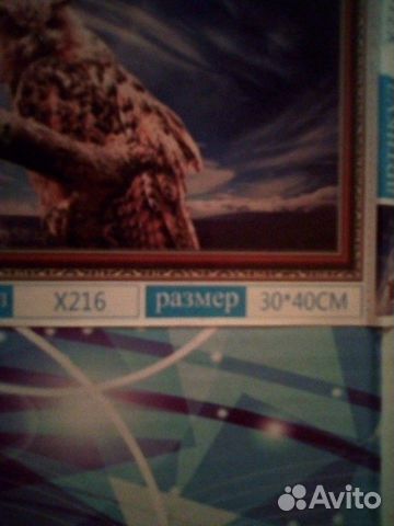 Готовая картина из страз,Сова