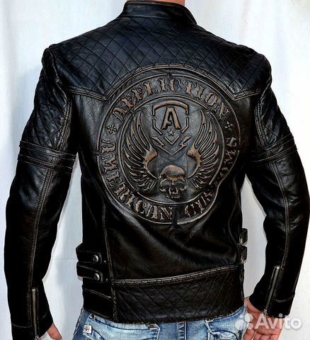 Affliction кожаная куртка новая USA подлинная Affliction кожаная куртка новая USA подлинная