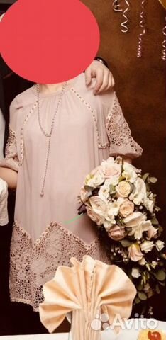 Платье свадебное- венчальное(подойдёт для беременн