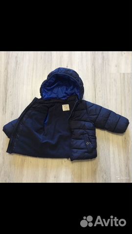 Пуховик зимняя куртка Zara 86/92