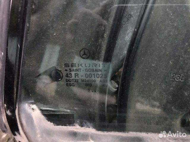 Стекло Заднее левое мерседес w230 sl230 r230