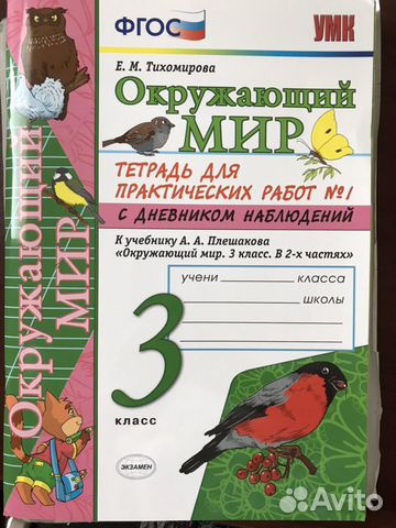 Окружающий мир тетрадь 3 класс Тихомирова Окружающий мир тетрадь 3 класс Тихомирова