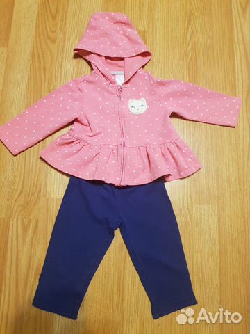 Костюм Carters для девочки 12 мес Костюм Carters для девочки 12 мес