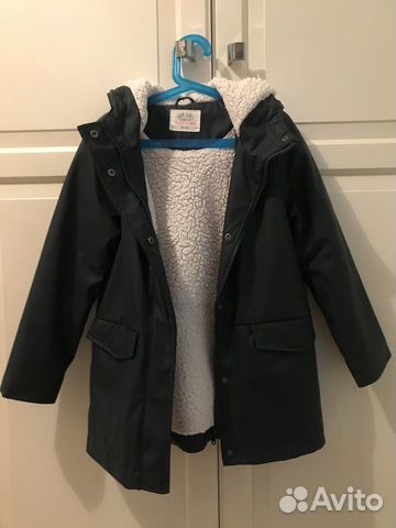 Утеплённая куртка-дождевик Zara 128 см Утеплённая куртка-дождевик Zara 128 см