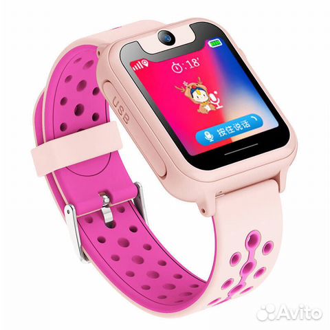 Детские часы с GPS Smart Baby Watch S6 розовые